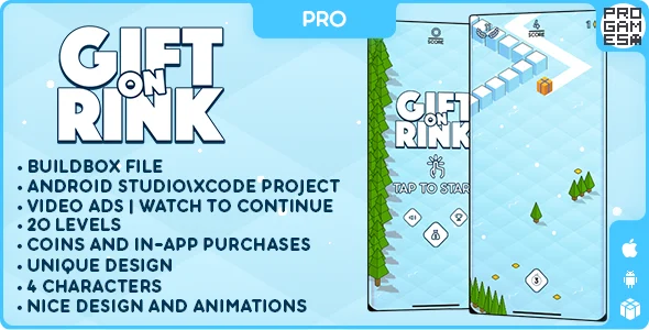 Gift on Rink (PRO) - BUILDBOX CLASSIC - IOS - Android - Reward video
