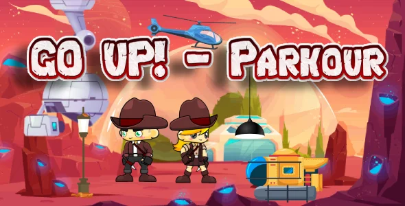 GO UP - Parkour || HTML 5 || Contruct game