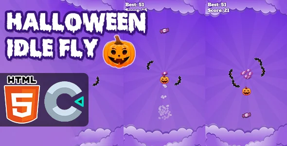 Halloween Idle Fly - HTML5 Game - C3P