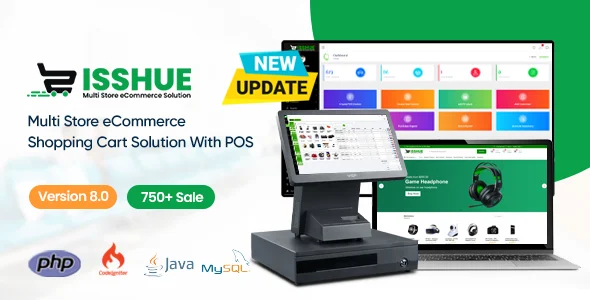 Isshue - Multi Store eCommerce Shopping Cart Solution With POS