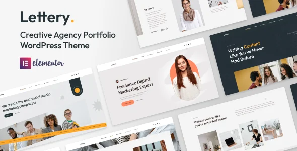 Lettery - Creative Agency Portfolio WordPress Theme