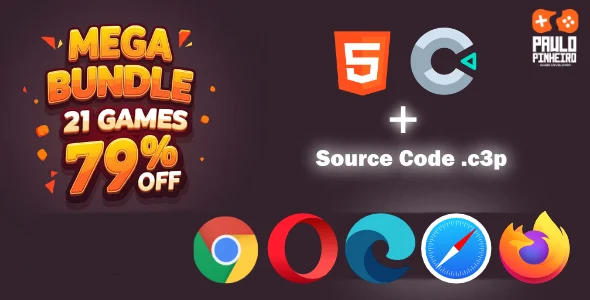 Mega Bundle - 21 HTML5 Games - (21 Games With all Source-Code)