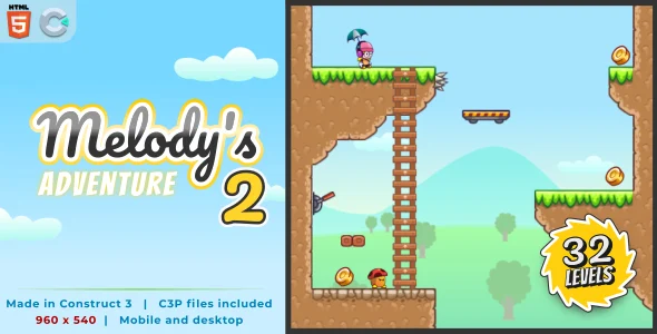 Melody’s Adventure 2 - HTML5 Platform game