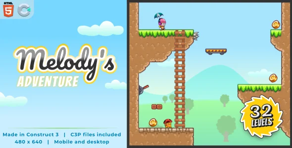 Melody’s Adventure - HTML5 Platform game
