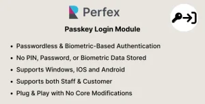 Passkey Login Module for Perfex CRM