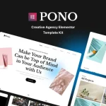 Pono - Creative Agency Elementor Template Kit