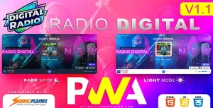 Radio Digital - Todo Player HTML5 ShoutCast, Icecast