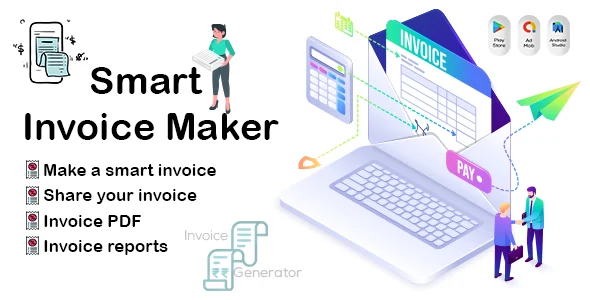 Smart Invoice and Bill Maker - Invoice Maker - Easy Simple - Invoice Generator - GST Invoice Maker