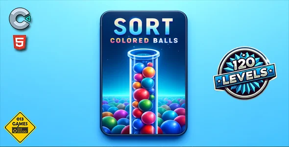 Sort Colored Balls - HTML5 Mobile Game