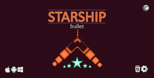 Starship Bullet | HTML5 Construct Game