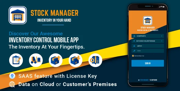 Stock Manager - Inventory Management Application With SaaS Feature