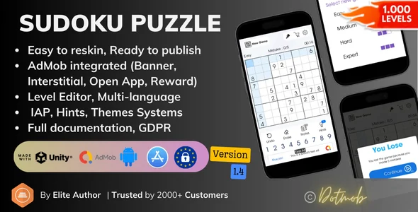 Sudoku Puzzle - Unity Template Project
