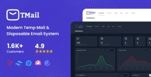 TMail - Modern Temp Mail & Disposable Email System
