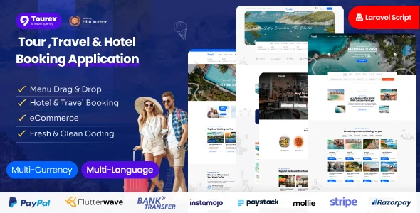 Tourex - Travel Agency & Hotel Booking Solution