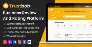 Trustbob - Business Review And Rating Platform (SAAS)