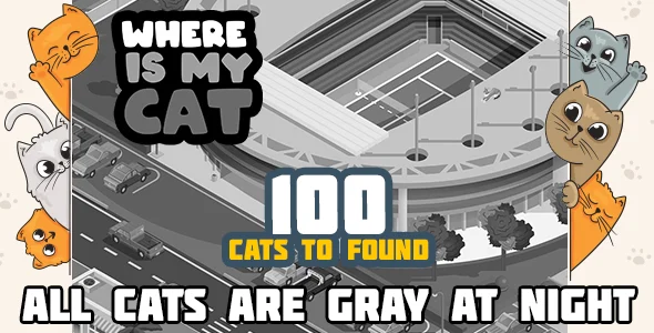 Where is my cat - Construct3 & HTML5