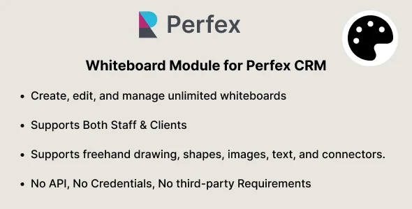Whiteboard Module for Perfex CRM