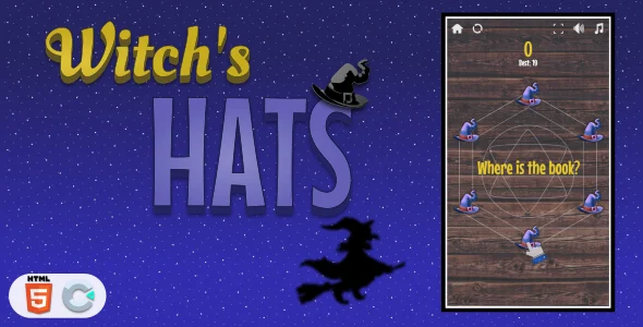 Witch’s hats - HTML5 Casual game