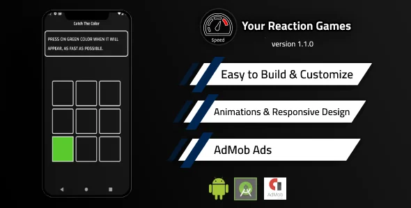 Your Reaction Android Games - Are You Fast? with Admob
