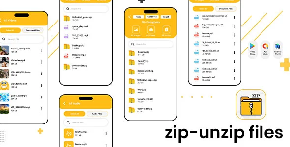 Zip File Reader - Zip and Unzip Tool - RAR Reader - Unarchive - Zip File opener for Android
