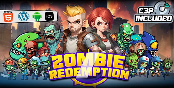 Zombie Redemption HTML5 Construct 3 Game