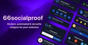 66socialproof - Social Proof & FOMO Widgets Notifications (SAAS)