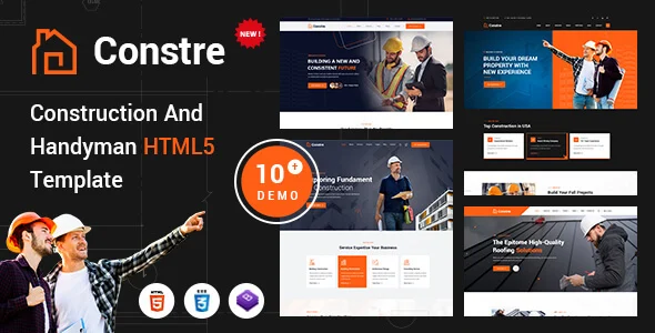 Constre - Construction and Handyman HTML5 Template