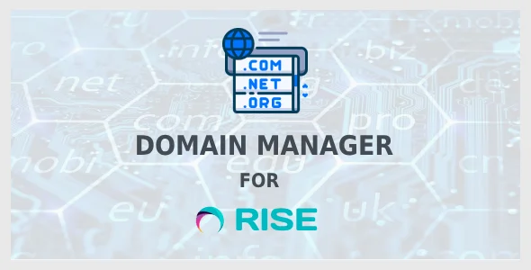 Domain Manager for Rise CRM - Manage and Track Your Domains Efficiently