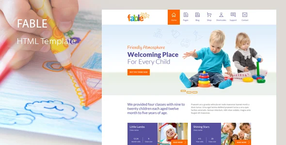 Fable - Children Kindergarten Template