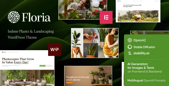Floria - Flowers, Gardening & Landscaping WordPress Theme