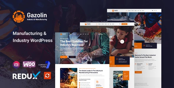 Gazolin - Industry & Factory WordPress Theme