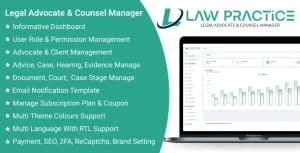 Law Practice SaaS - Legal Advocate & Counsel Manager
