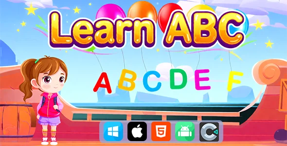 Learn ABC - Kids Alphabet Learning Game (HTML5 & Android)