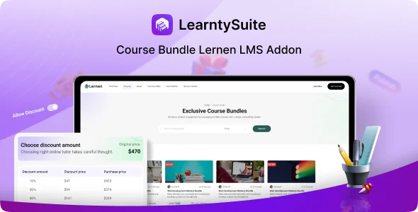 Learnty Suite - Course Bundle Addon for Lernen LMS