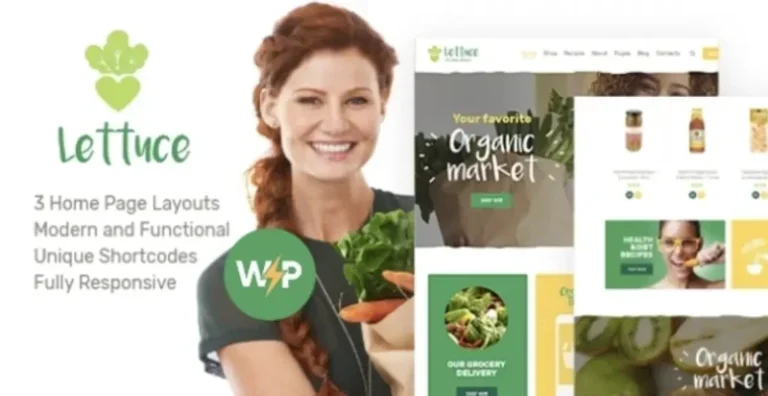 Lettuce | Grocery Store & Green Food WordPress Theme