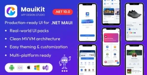 MauiKit - Production-ready UI templates for .NET MAUI