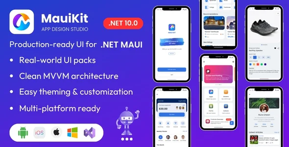 MauiKit - Production-ready UI templates for .NET MAUI