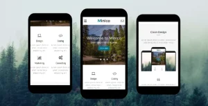 Minico - Responsive Multipurpose Mobile Template
