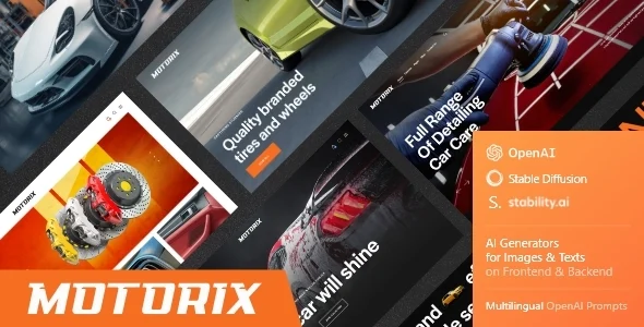Motorix - Car Repair Auto Garage WordPress Theme