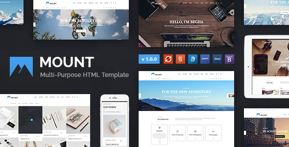 Mount - Multi-purpose Business HTML Template