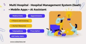 Multi Hospital - SaaS - AI Treatment & Prescription Generation - Complete Hospital Management System