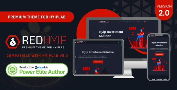 RedHyip - Premium Theme For HYIPLAB
