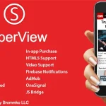 SuperView - WebView App for iOS with Push Notification, AdMob, In-app Purchase