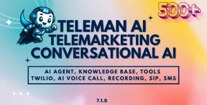 Teleman - Telemarketing & Voice Calling SaaS Application