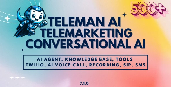 Teleman - Telemarketing & Voice Calling SaaS Application