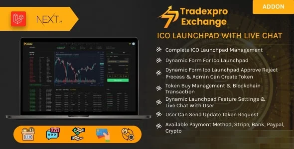 Tradexpro ICO Launchpad - Initial Token Offering Addon