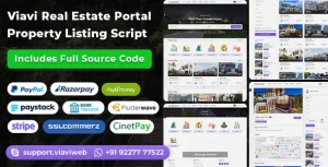 Viavi Real Estate Portal - Property Listing Script