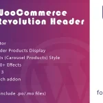 WooCommerce Revolution Header for Elementor WordPress Plugin