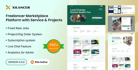 Xilancer - Freelancer Marketplace Platform with Services & Projects