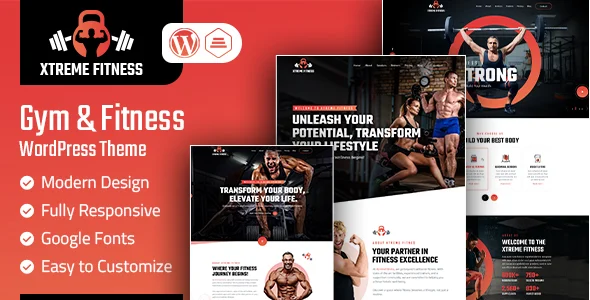 Xtreme Fitness | Gym & Fitness WordPress Theme